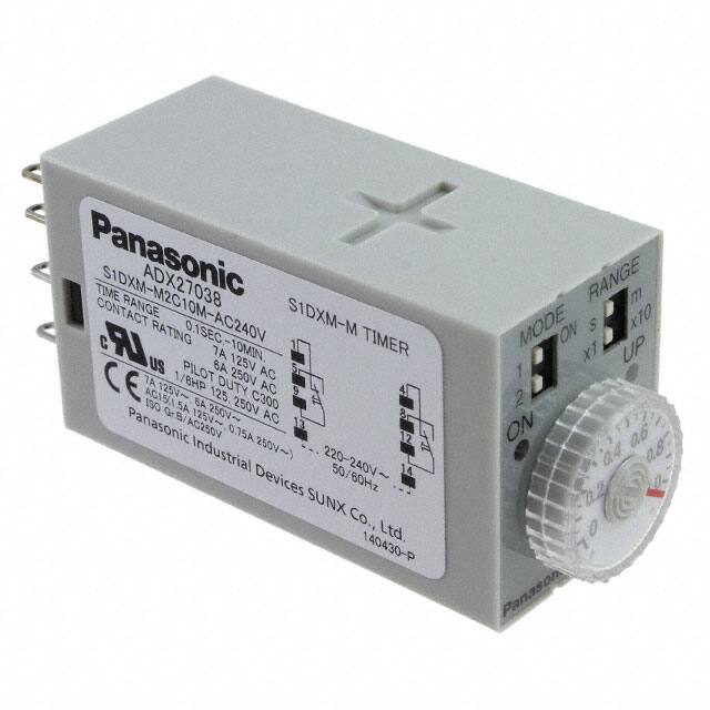 S1DXMM2C10MAC240V Panasonic Industrial Automation Sales Zeitverzögerungsrelais